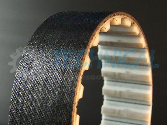 Pas zębaty PU z pokryciem  antistatisch