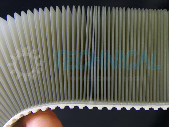 Pas zębaty z zabierakami typu: Zabieraki Facher ZR 1