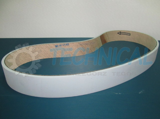 Pas z białą gumą do zakręcarek White Cap 