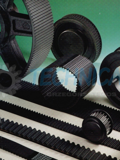 Pasy zębate gumowe z rękawa HTD Mustang Torqe 