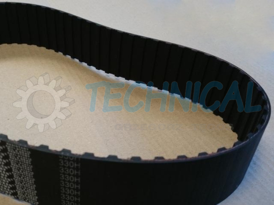 Paski zębate gumowe calowe z rękawa