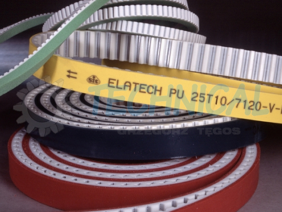 Pasy zębate z pokryciami 