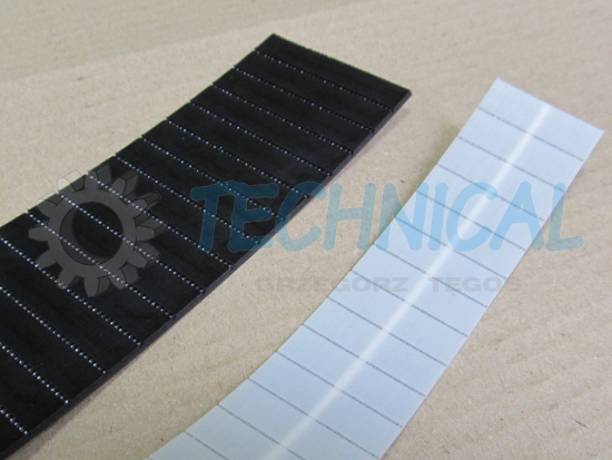 Pasy płaskie Pu z linkami stalowymi