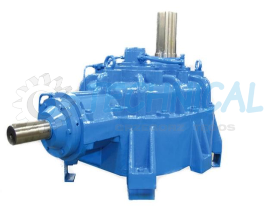 Reduktor walcowy do chłodni kominowych