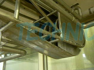 Transporter taśmowy z taśmą stalową wstęgową