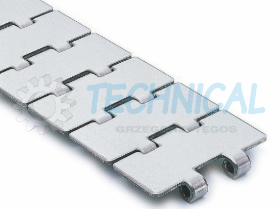 Łańcuchy płytkowe stalowe