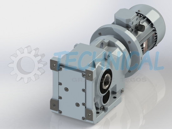 Motoreduktor kątowy 