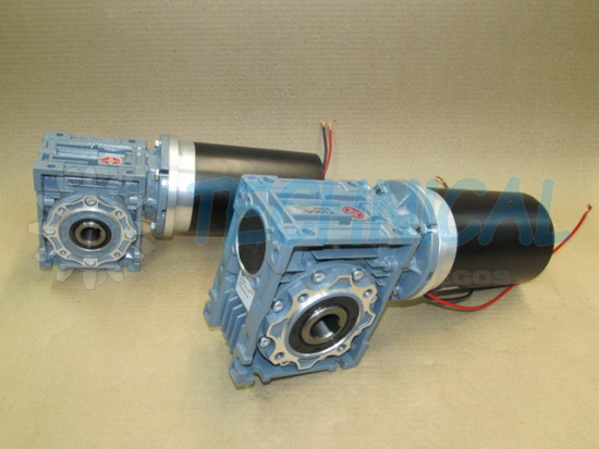 Silniki 24V DC z przekładnią ślimakową zasilane prądem stałym 