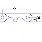 Taśmy modularne B50 - taśmy rozbiorowe ciężkie aplikacje 