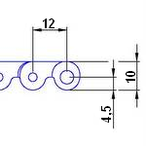 Taśmy modularne, podziałka 12mm
