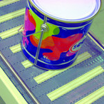 Taśma modularna z elementem gumowym podwyższający współczynnik tarcia 