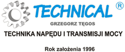 taśmy stalowe druciane, dźwigniki śrubowe, motoreduktory, pasy zębate, koła pasowe, taśmy transportujące, wibratory przemysłowe, sprzęgła palcowe